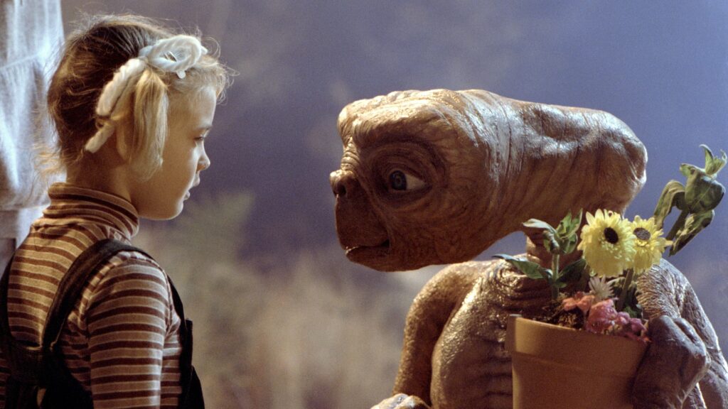 Image from the movie "E.T. the Extra-Terrestrial"