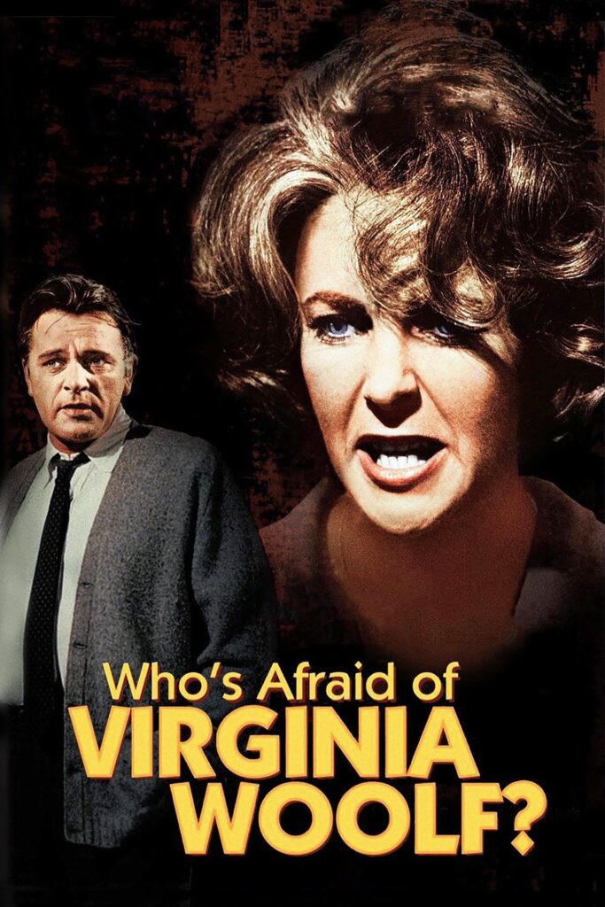 Poster for the movie "Who's Afraid of Virginia Woolf?"